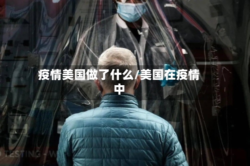 疫情美国做了什么/美国在疫情中