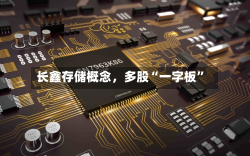 长鑫存储概念，多股“一字板”